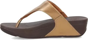 FitFlop Women's Lulu Leather Toe-Post Thong Sandals