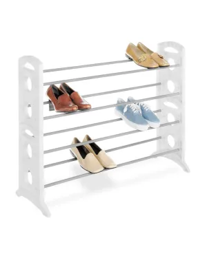 Floor 20 Whitmor White Rack Hot offer Stand Pair Shoe Monthly deal