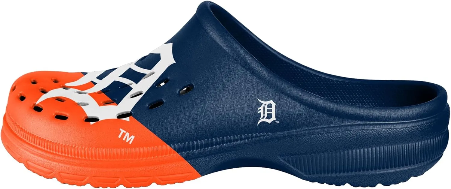 FOCO Men's MLB Colorblock Big Logo Clog