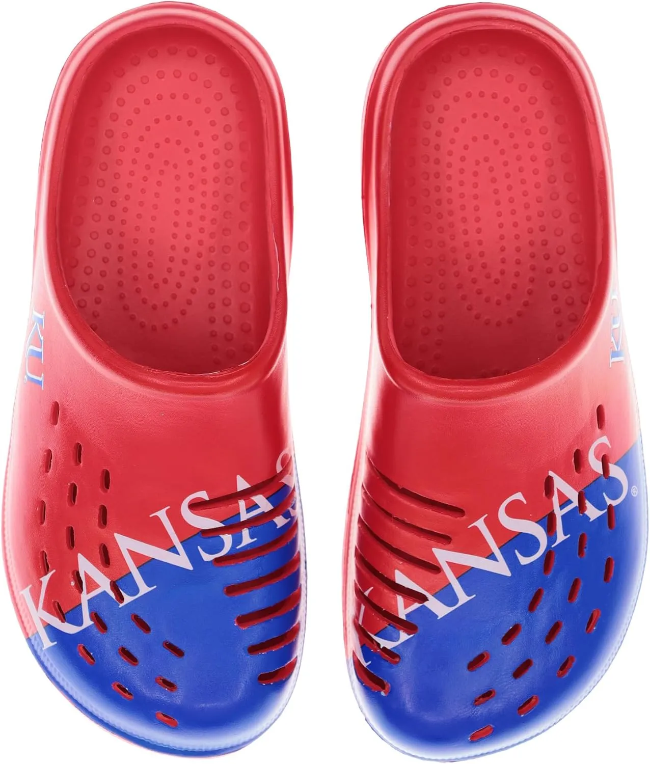FOCO Men's NCAA Colorblock Big Logo Clog