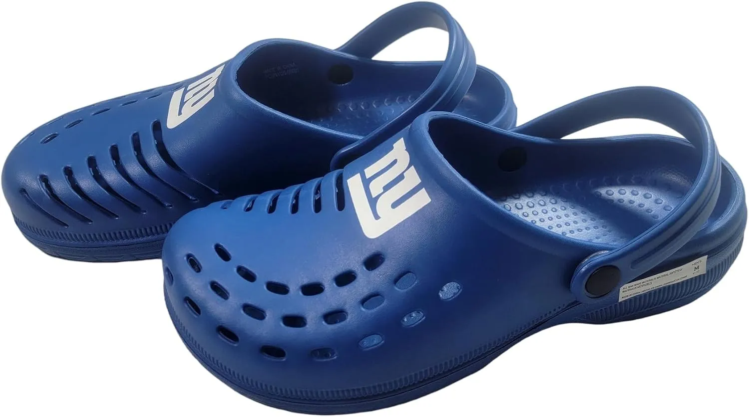 FOCO NFL Unisex-Adult Team Logo Solid Clogs with Heel Strap Comfortable Water Slip on Shoes