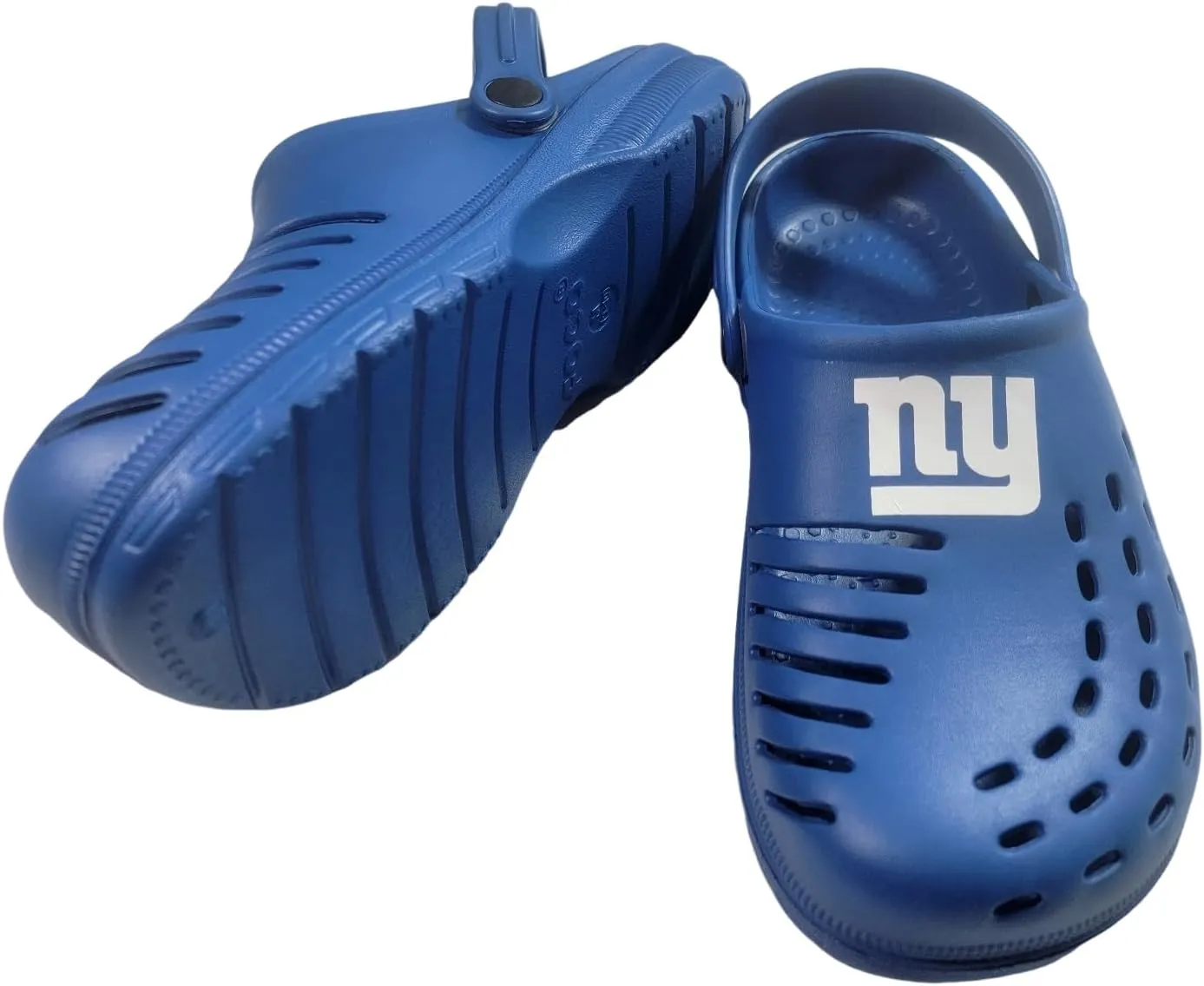 FOCO NFL Unisex-Adult Team Logo Solid Clogs with Heel Strap Comfortable Water Slip on Shoes