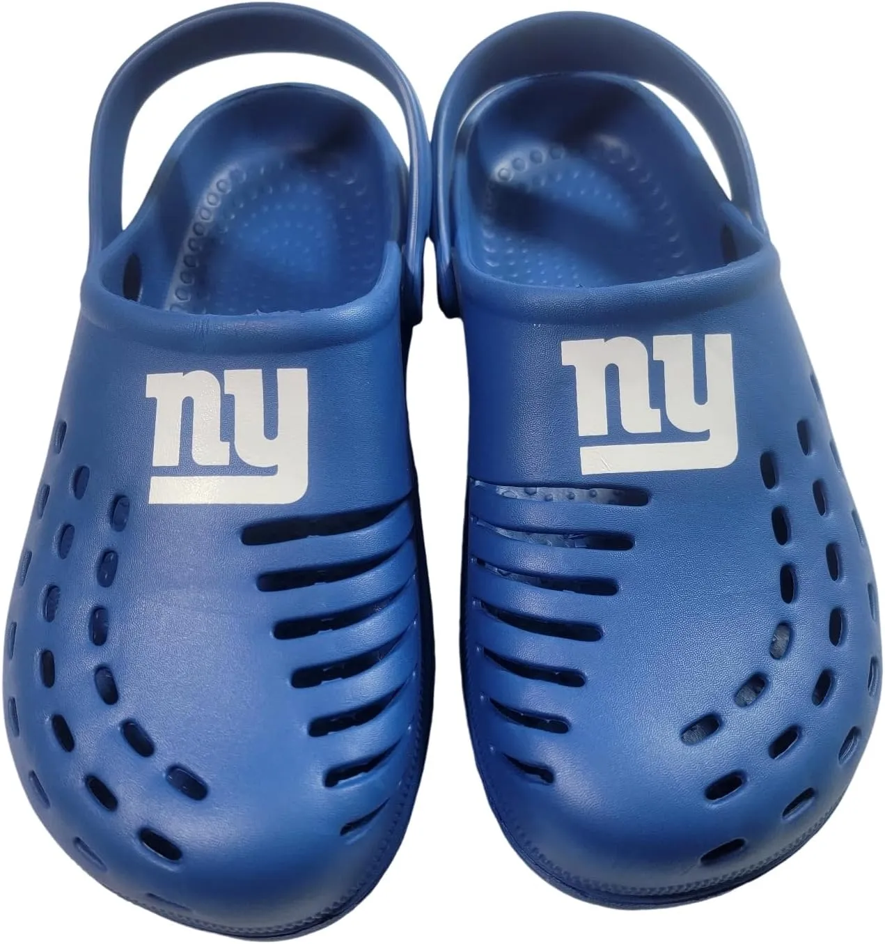 FOCO NFL Unisex-Adult Team Logo Solid Clogs with Heel Strap Comfortable Water Slip on Shoes