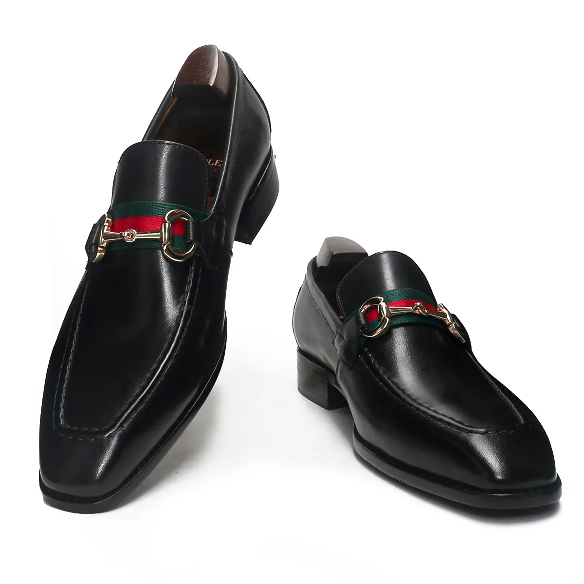 Formal Slip On Horsebit Loafers