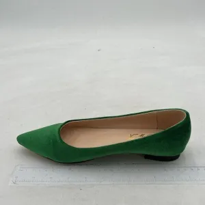 FOWT Comfortable Slip On Pointed Toe Flat Heel Pumps Flats Daily Office Party D