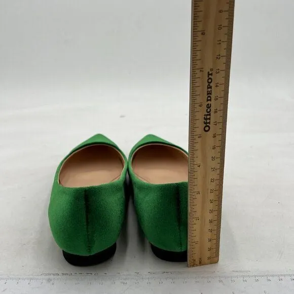 FOWT Comfortable Slip On Pointed Toe Flat Heel Pumps Flats Daily Office Party D