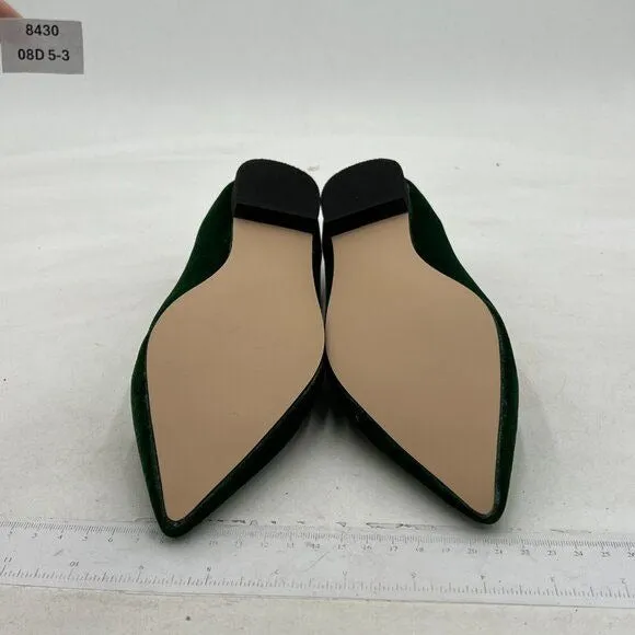 FOWT Comfortable Slip On Pointed Toe Flat Heel Pumps Flats Daily Office Party D