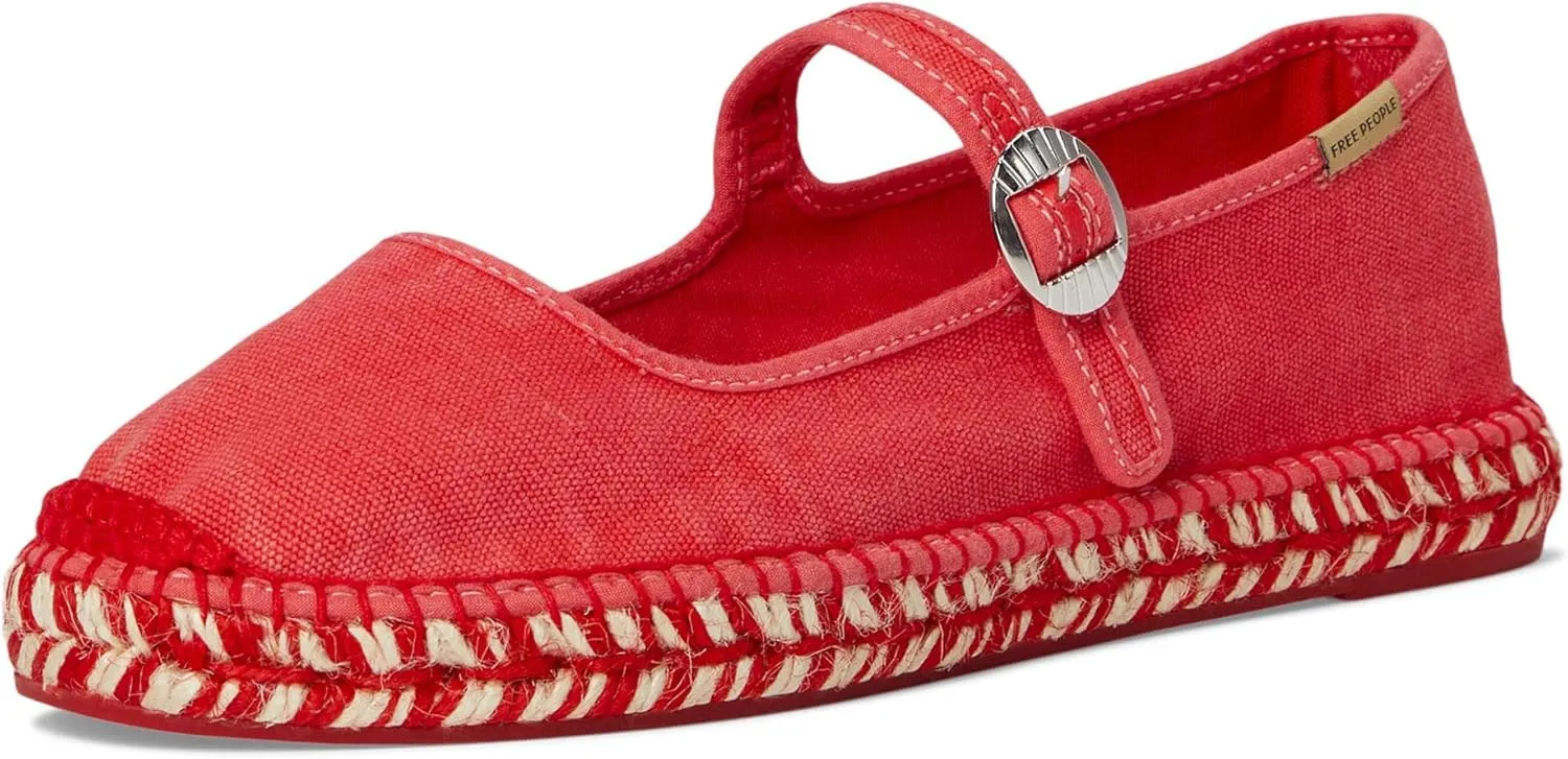 Free People Women's Oasis Mary Jane Espadrill Trend Shoes