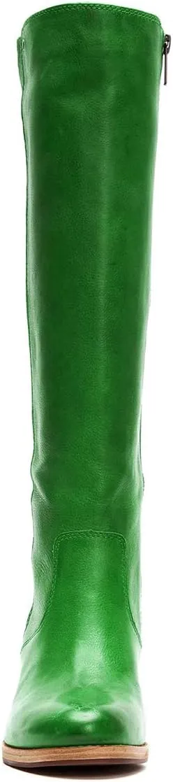 FSJ Women Comfortable Side Zipper Wedge High Heel Point Toe Fancy Pull On Ladies Fashion Winter Boot Size 4-15 US