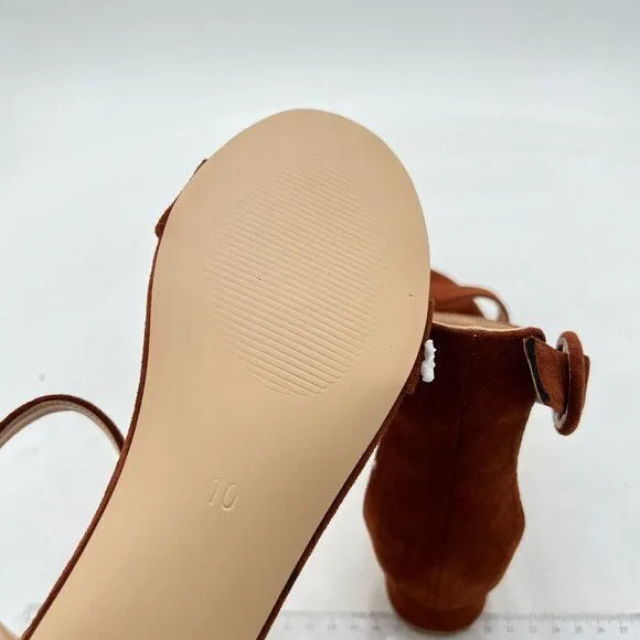 FSJ Women Summer Ankle Strap Sandals Open Toe Chunky Low Heel Comfortable