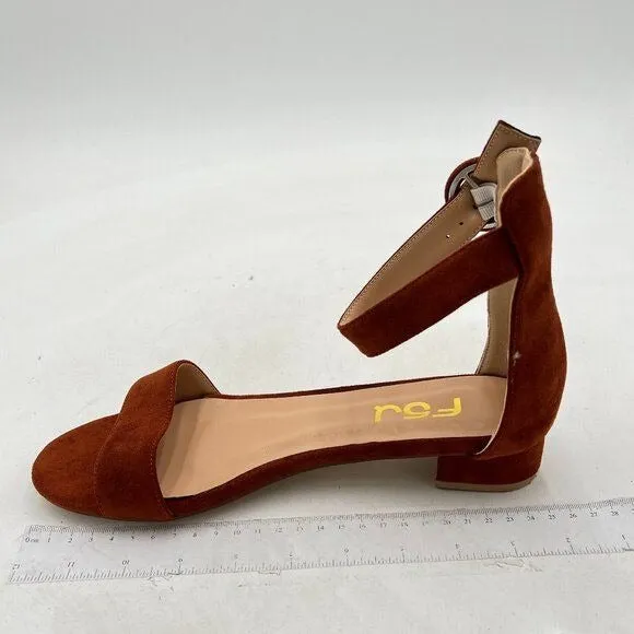 FSJ Women Summer Ankle Strap Sandals Open Toe Chunky Low Heel Comfortable