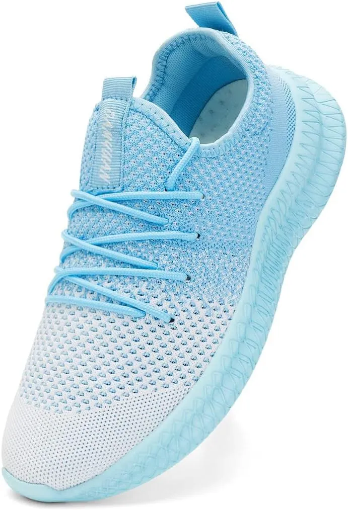 FUJEAK Men Running Shoes Men Casual Breathable Walking Shoes Sport Athletic Sneakers Gym Tennis Slip On Comfortable Lightweight Shoes