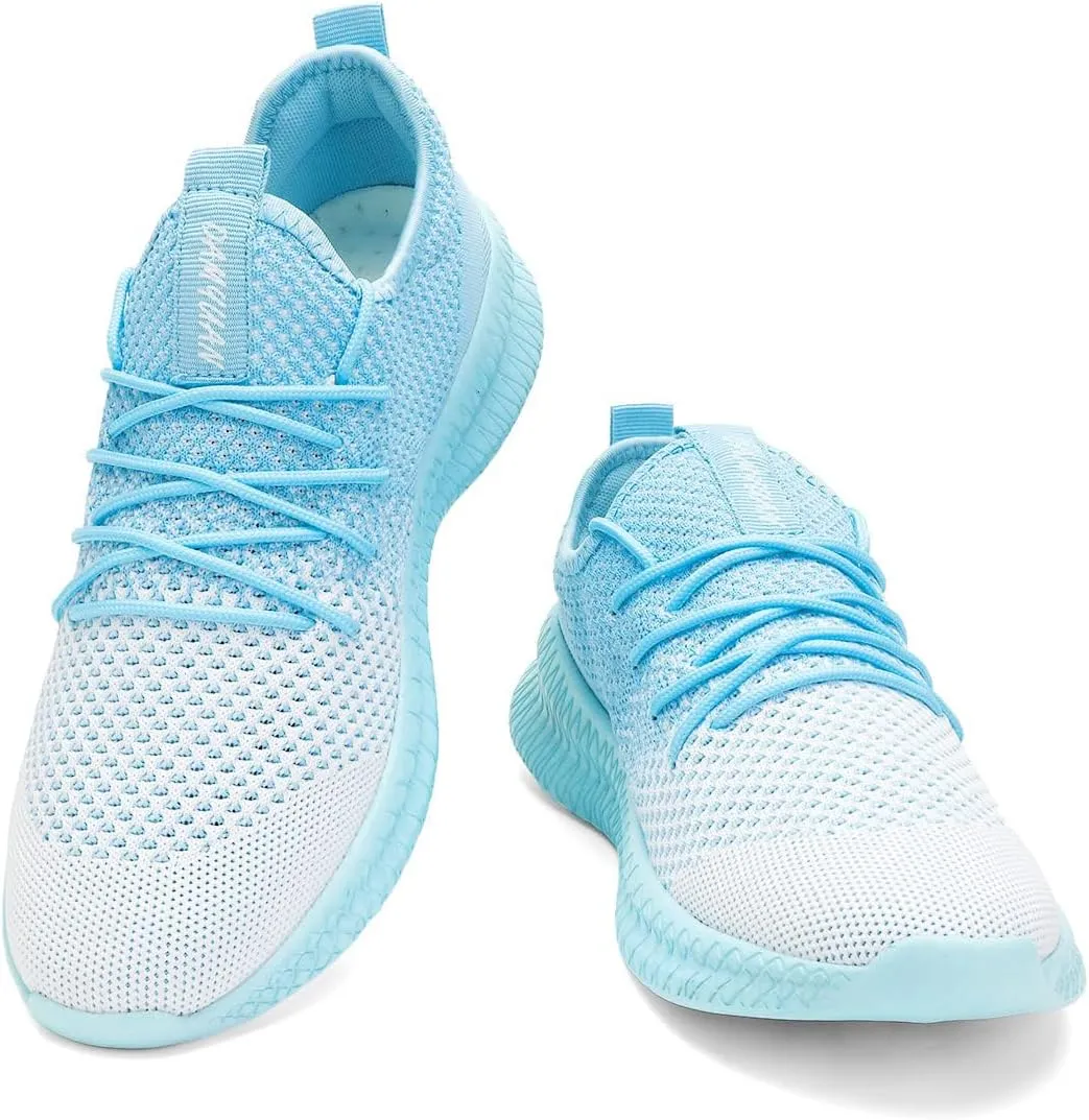 FUJEAK Men Running Shoes Men Casual Breathable Walking Shoes Sport Athletic Sneakers Gym Tennis Slip On Comfortable Lightweight Shoes