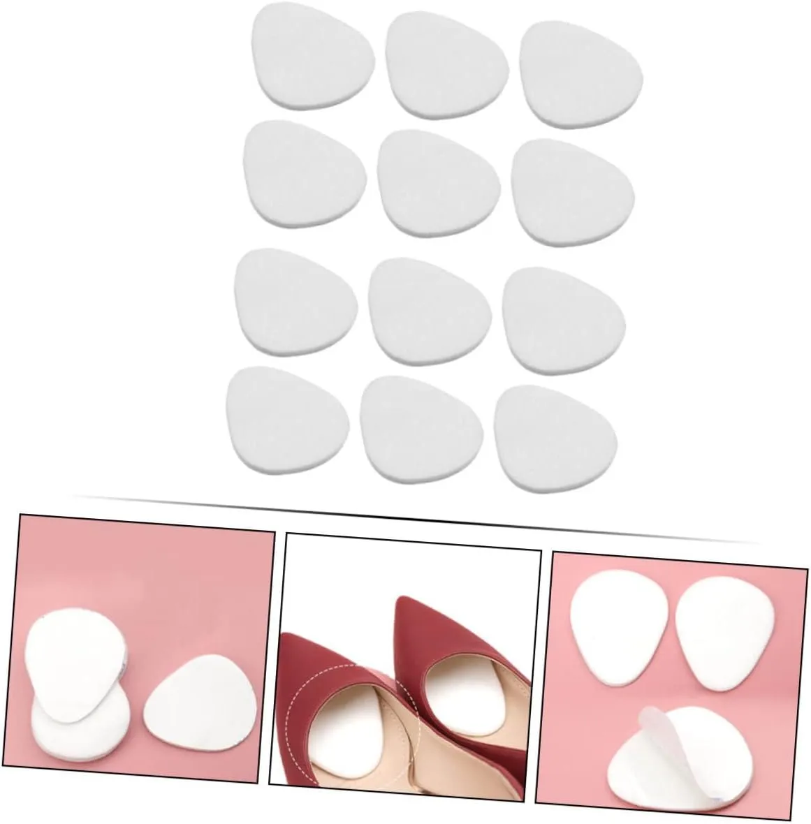 GALPADA 1set Front Foot Pads Slip Half Insoles for High Heels Comfortable Cushions for Men and Women Soft and Safe Material 6pairs