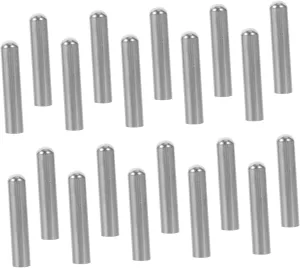GALPADA 60 Pcs Metal Button Charms for Bubble Slides Shoelace Repair Aglets Gibits Shoelace Replacement Tips