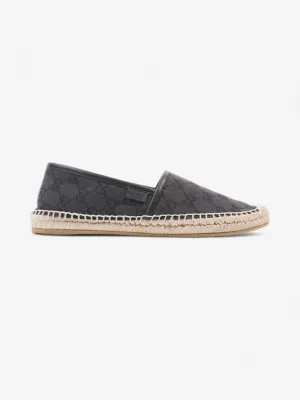 GG Espadrilles Black Canvas EU 37.5 UK 4.5