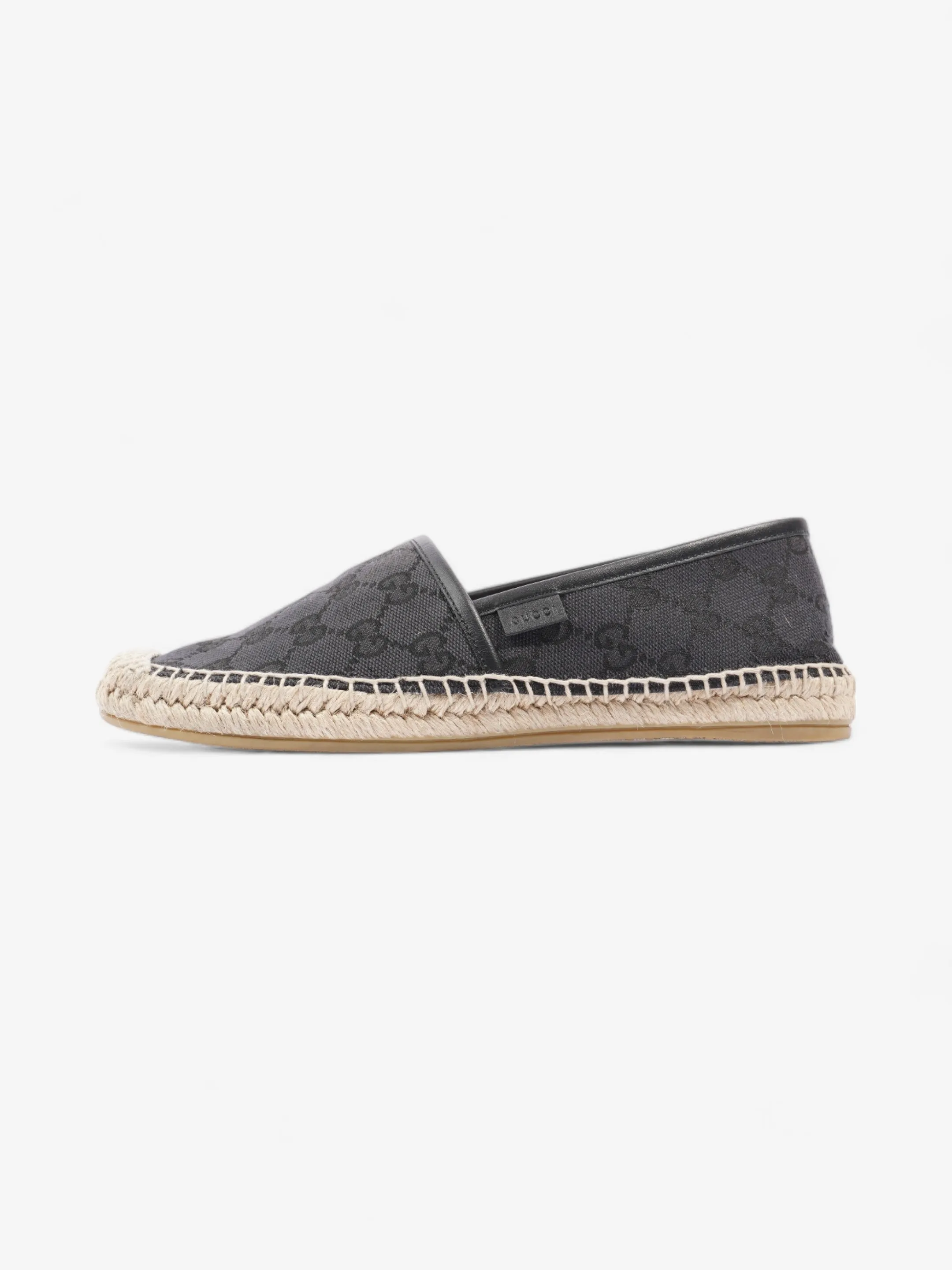 GG Espadrilles Black Canvas EU 37.5 UK 4.5