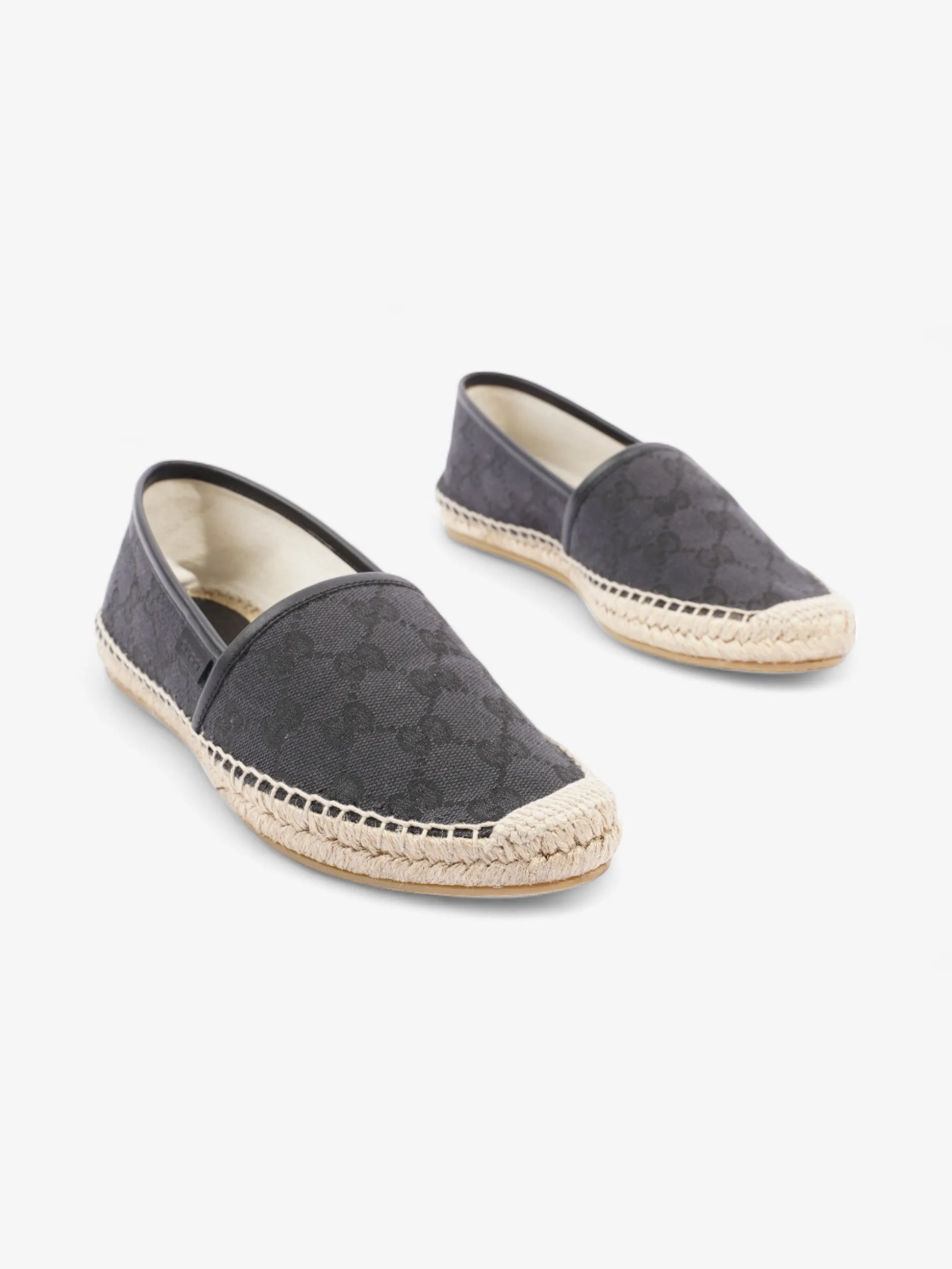 GG Espadrilles Black Canvas EU 37.5 UK 4.5