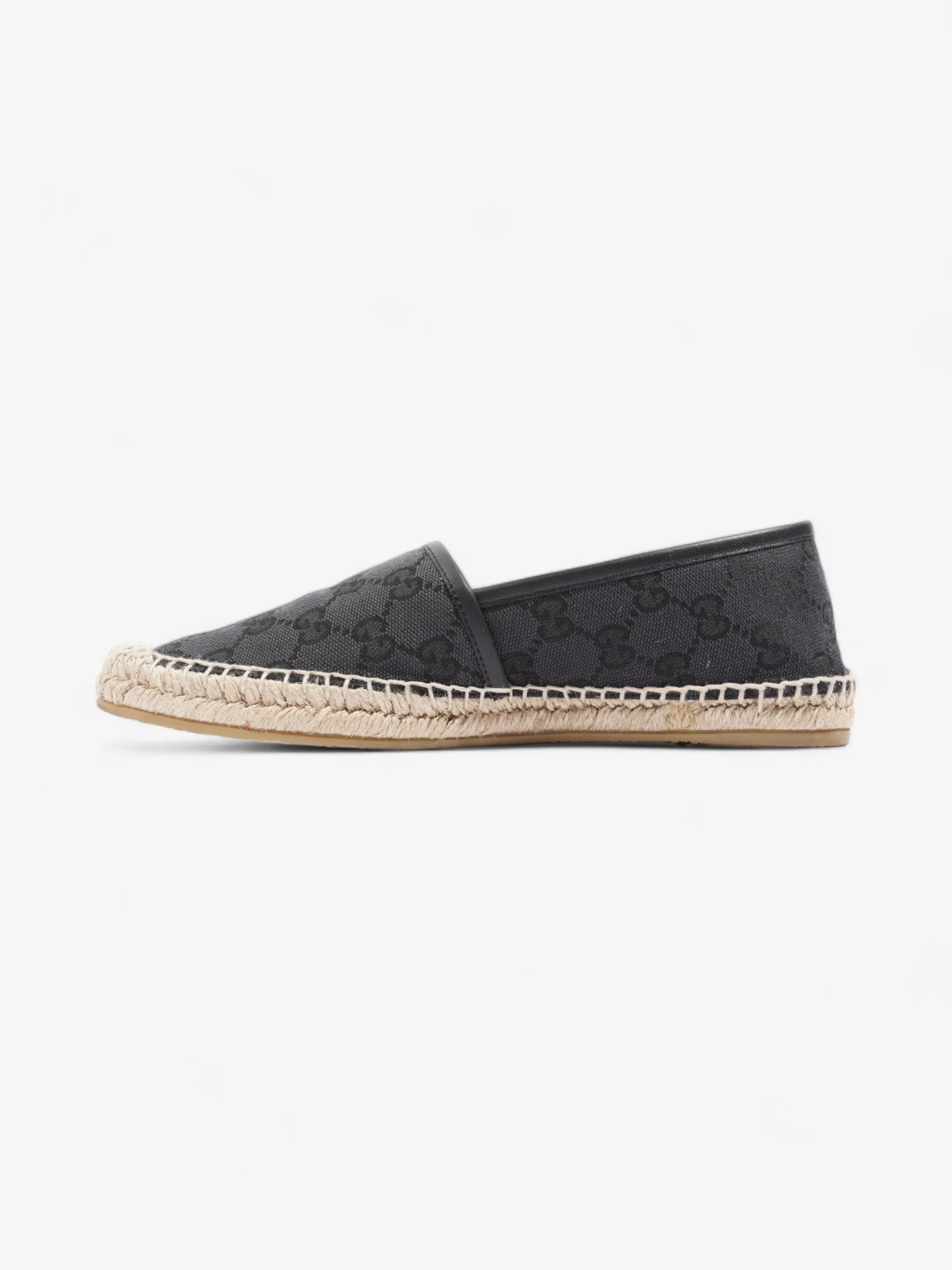 GG Espadrilles Black Canvas EU 37.5 UK 4.5