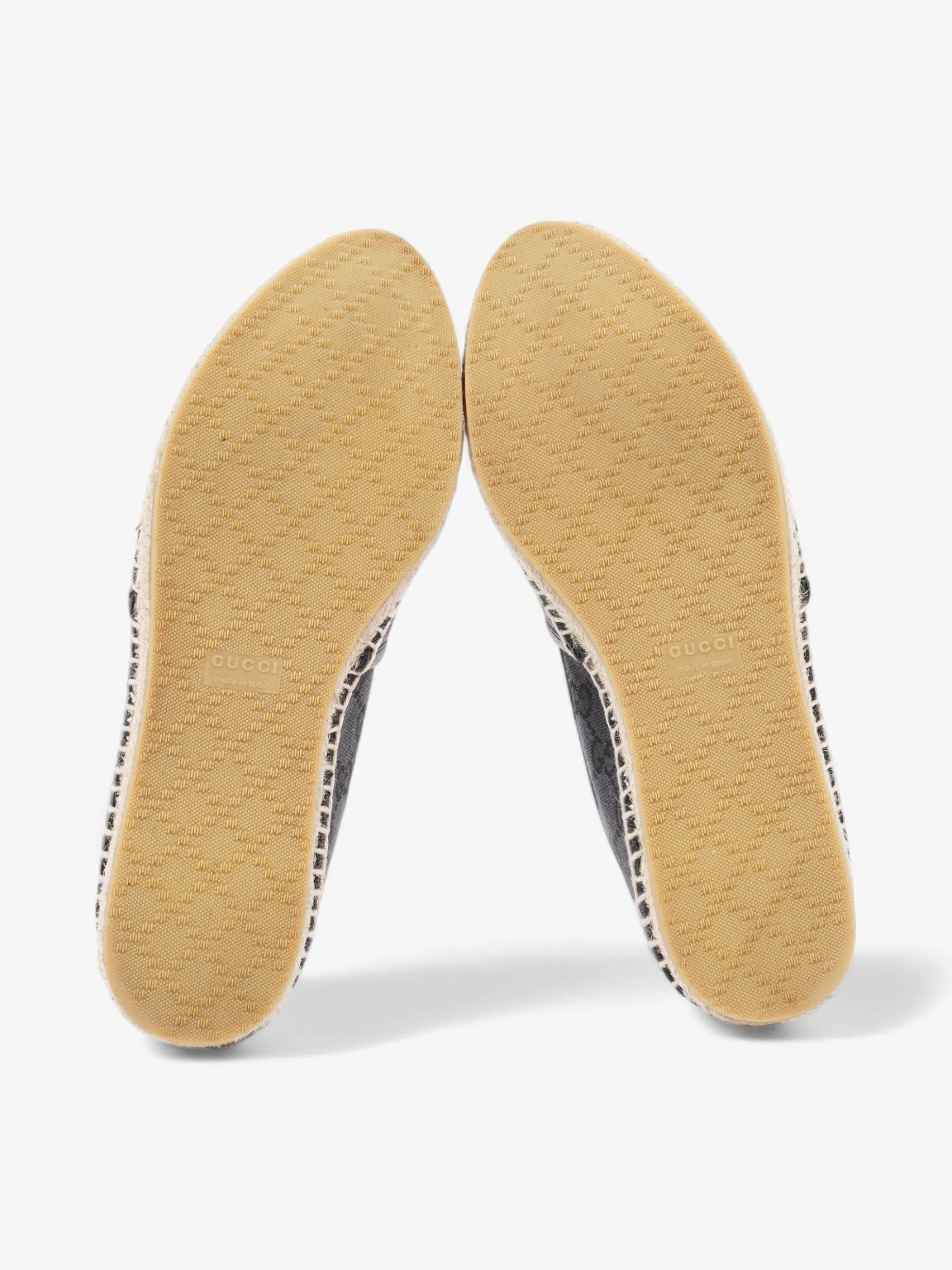 GG Espadrilles Black Canvas EU 37.5 UK 4.5