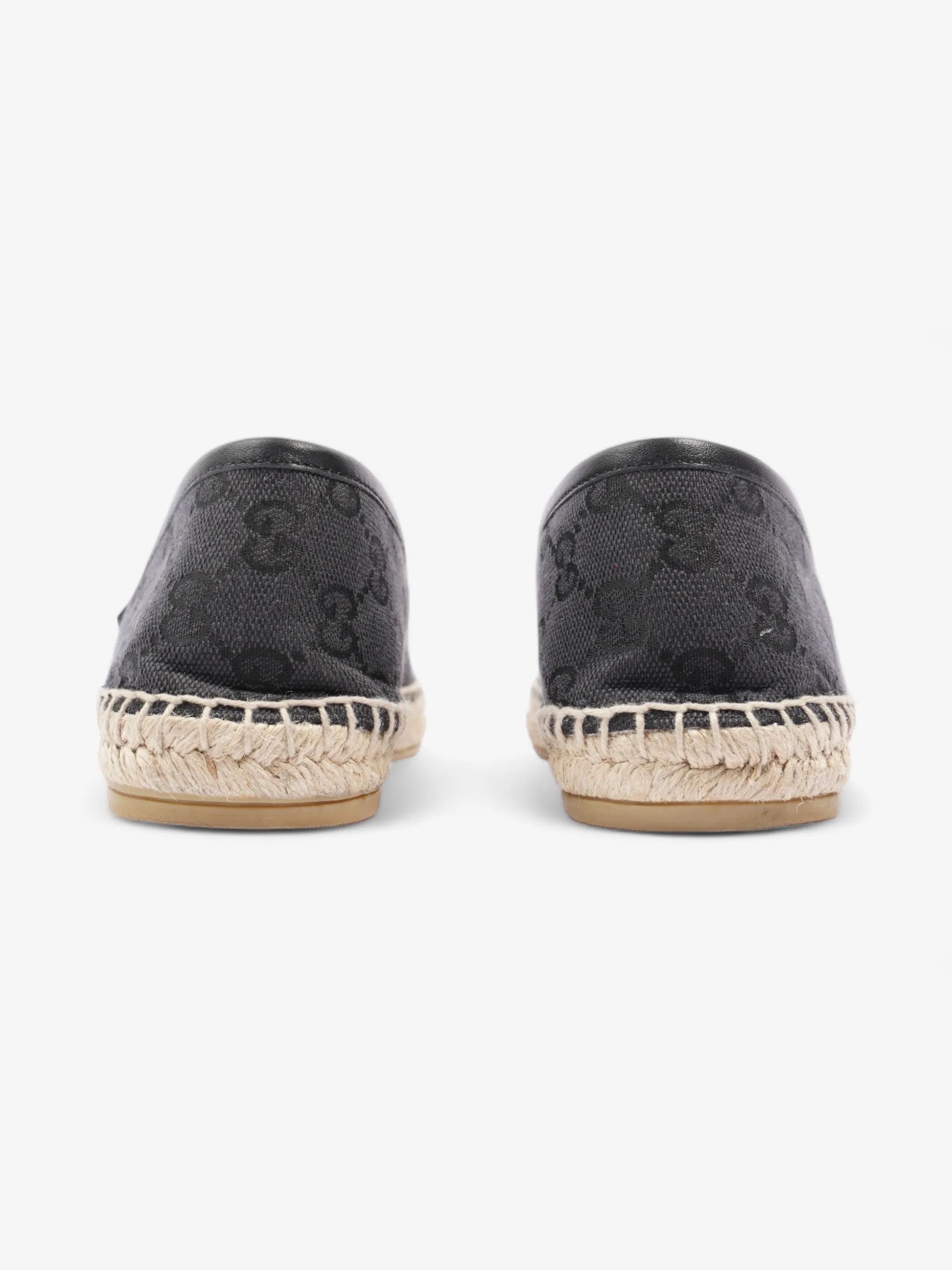 GG Espadrilles Black Canvas EU 37.5 UK 4.5