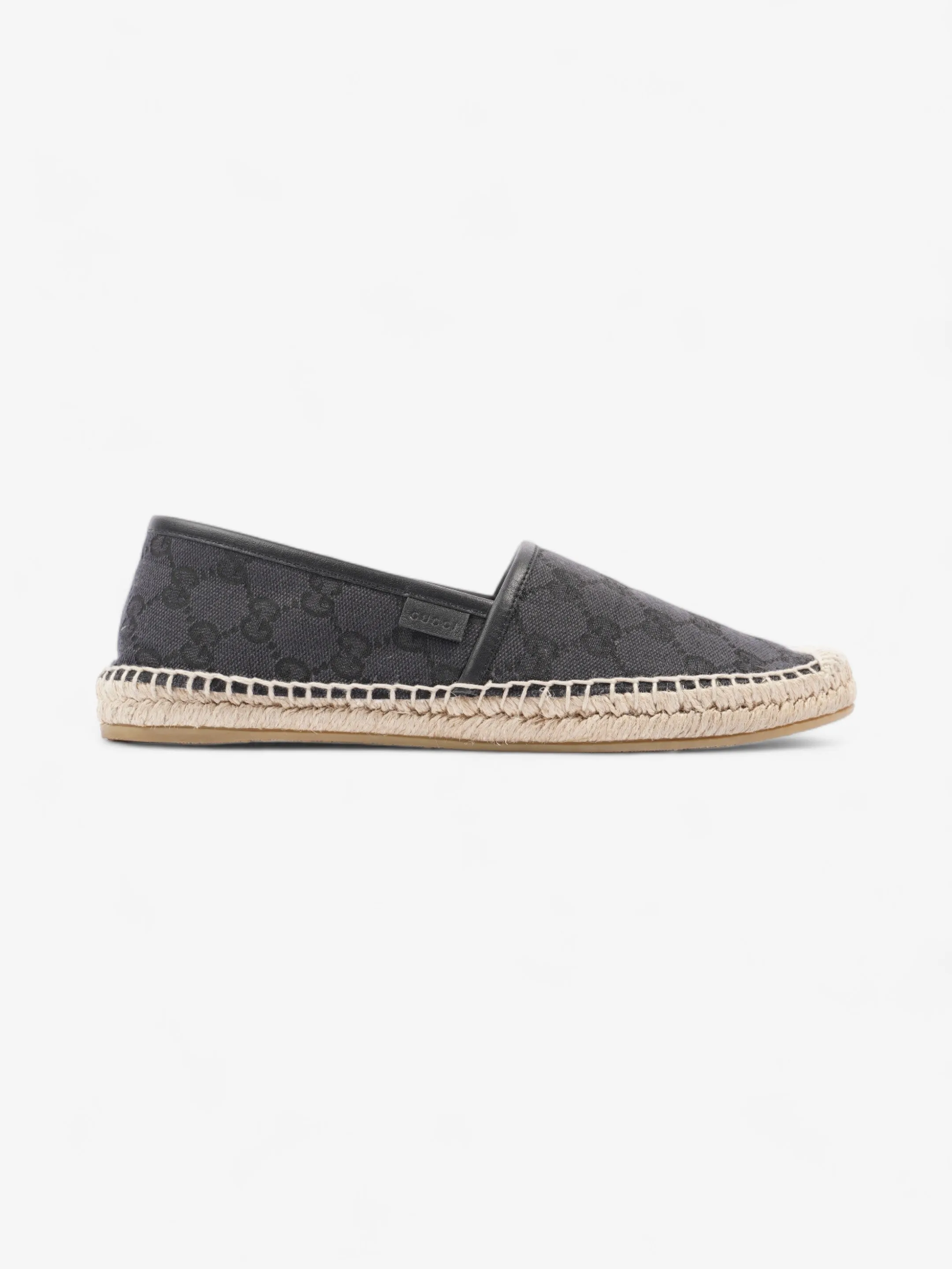 GG Espadrilles Black Canvas EU 37.5 UK 4.5
