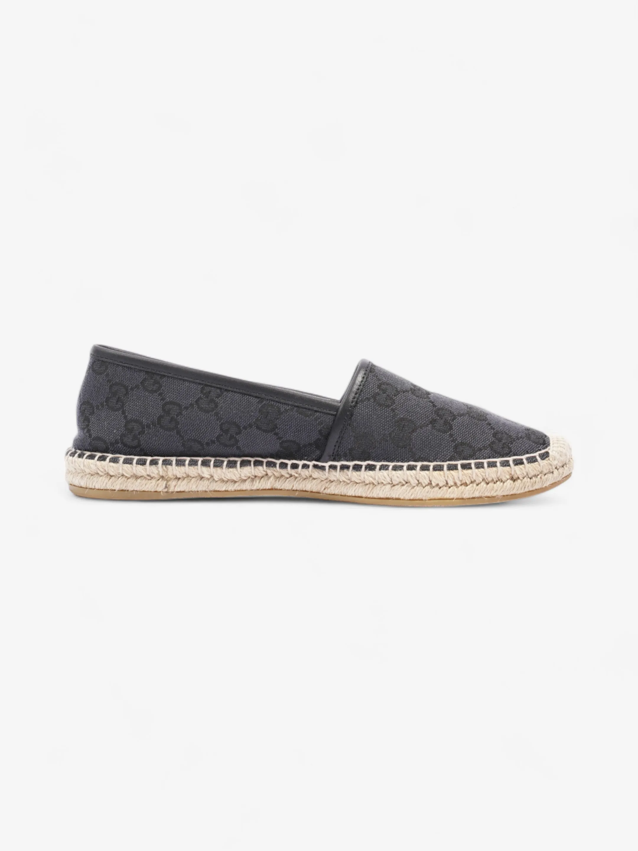 GG Espadrilles  Black Monogram  Canvas EU 38.5 UK 5.5