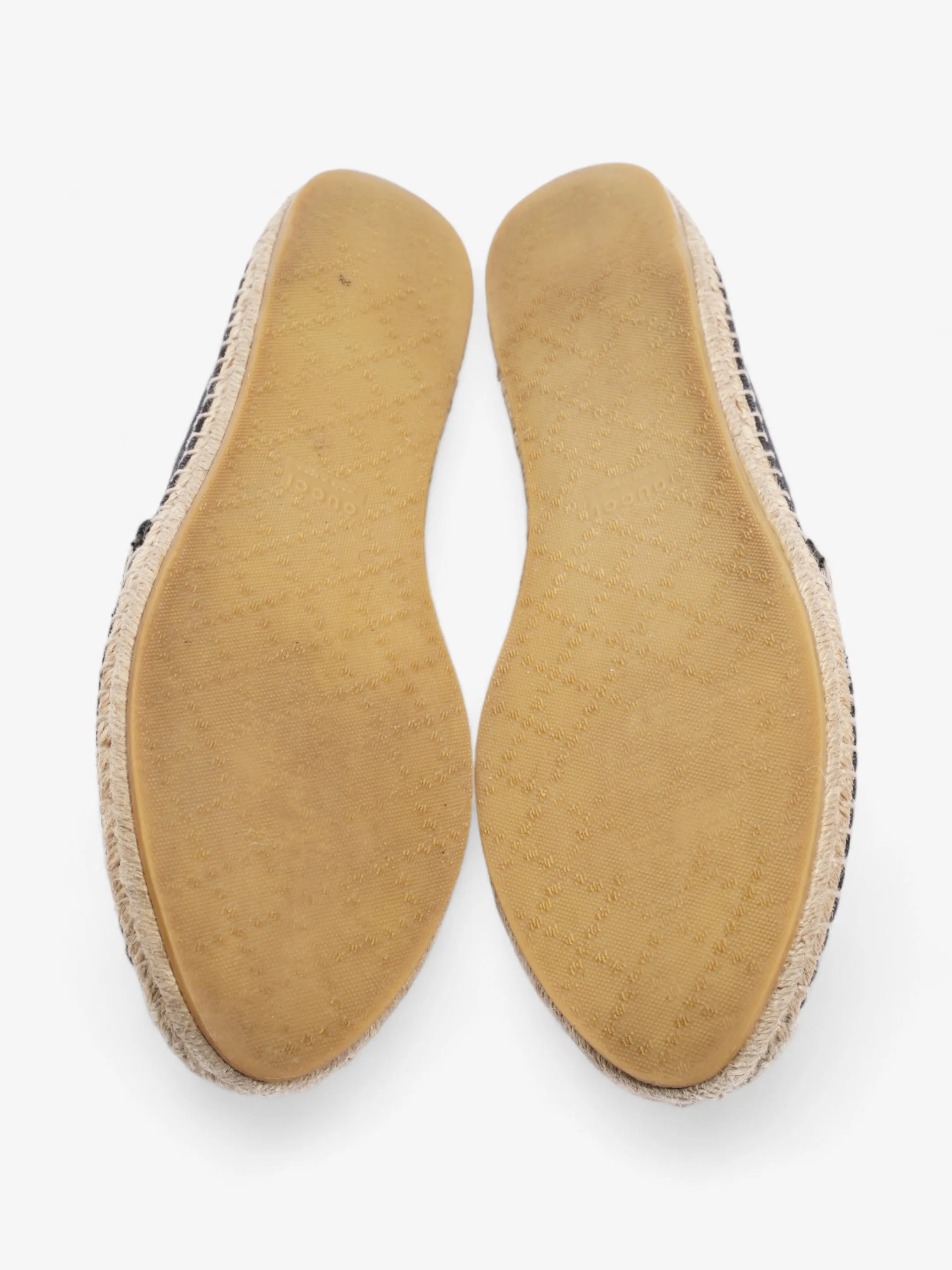 GG Espadrilles  Black Monogram  Canvas EU 38.5 UK 5.5