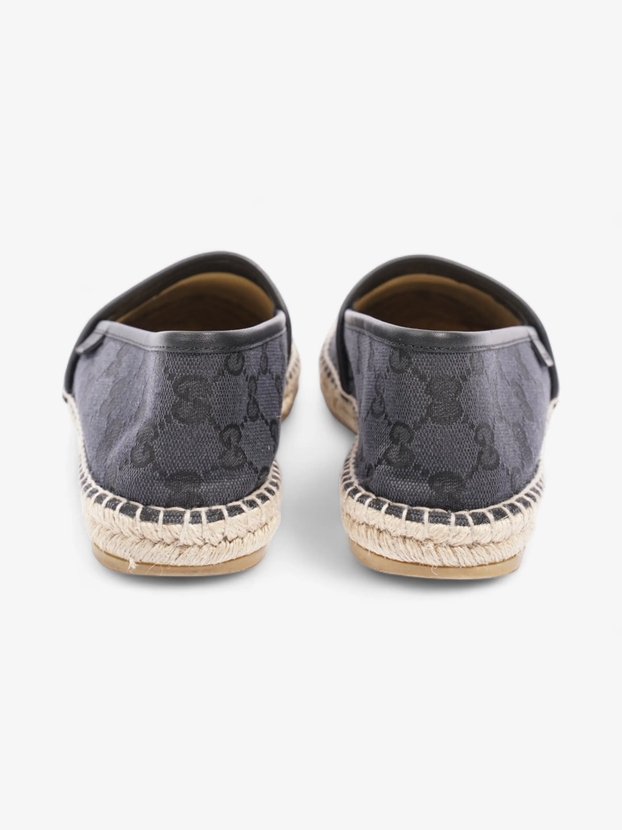 GG Espadrilles  Black Monogram  Canvas EU 38.5 UK 5.5