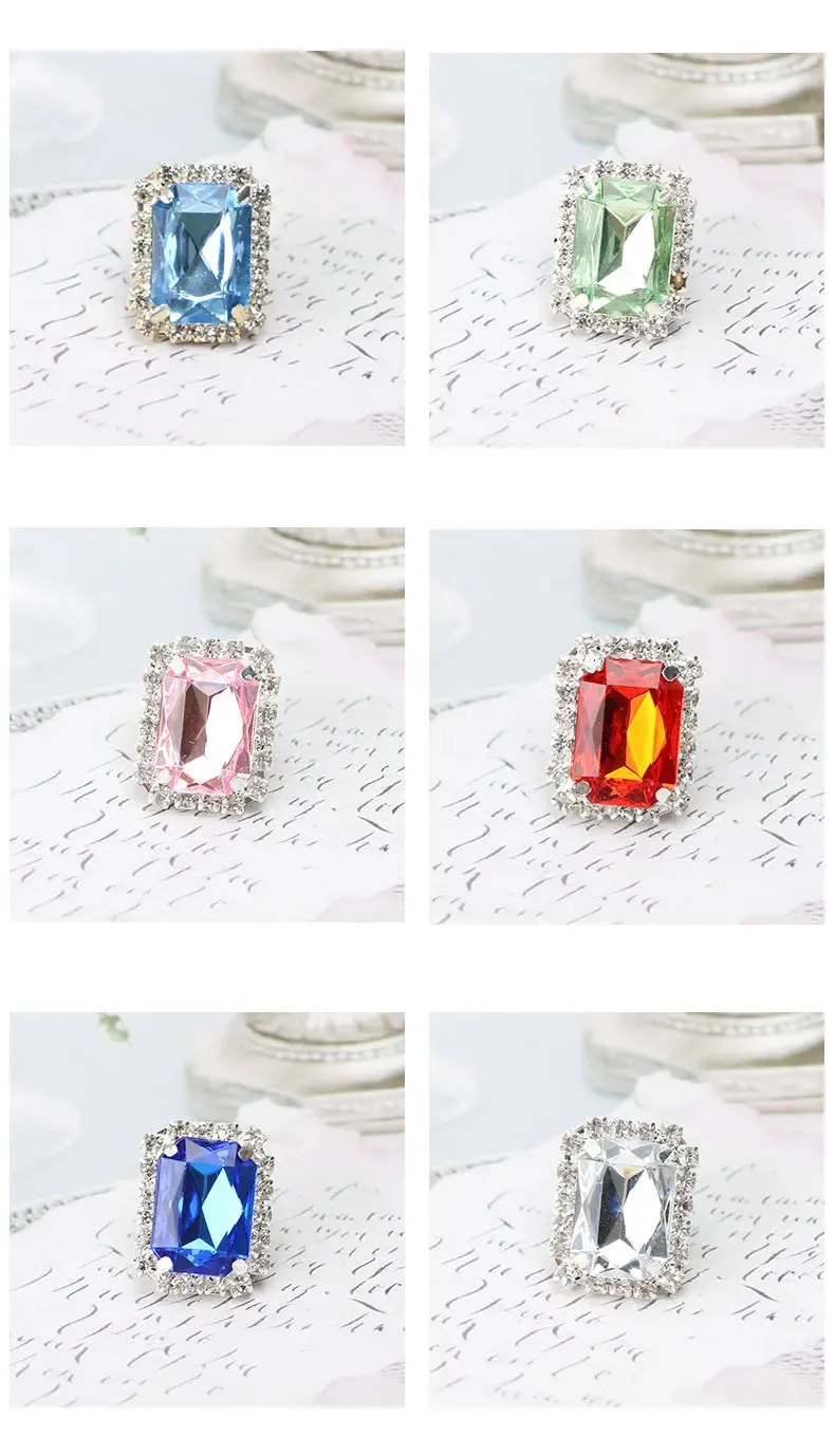 GlamLace Diamond Rhinestone Shoe Charms
