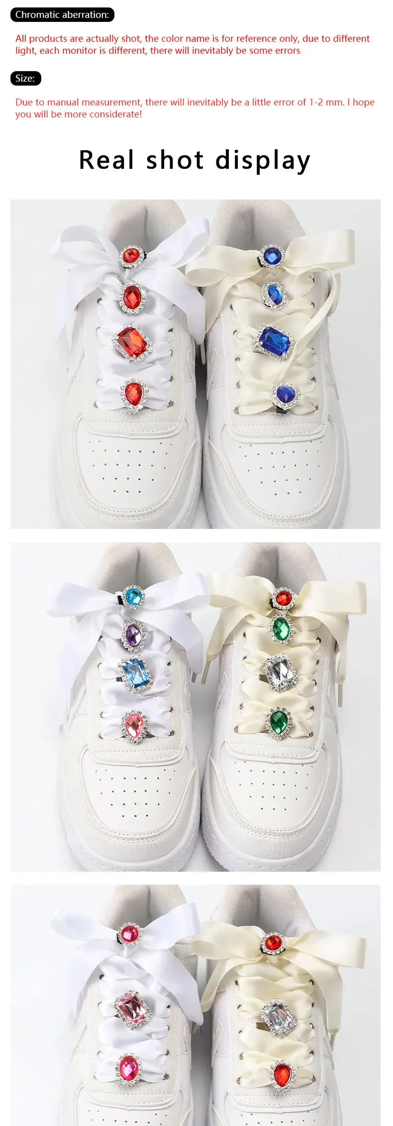 GlamLace Diamond Rhinestone Shoe Charms