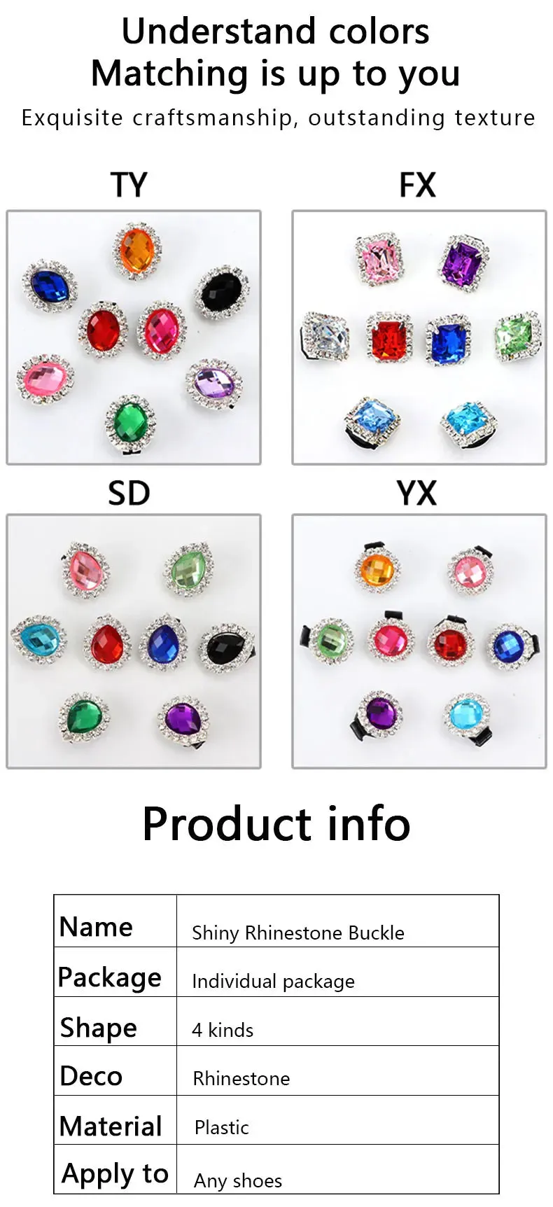 GlamLace Diamond Rhinestone Shoe Charms