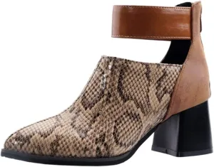 Gracemee Women Fashion Summer Boots Block Heels