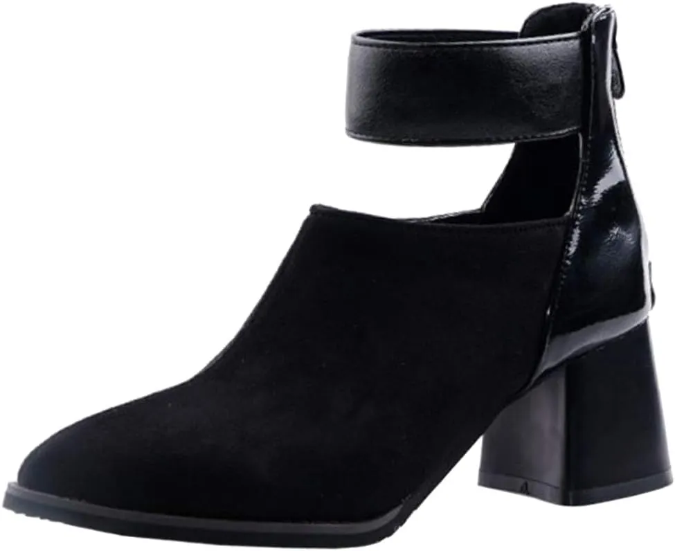 Gracemee Women Fashion Summer Boots Block Heels