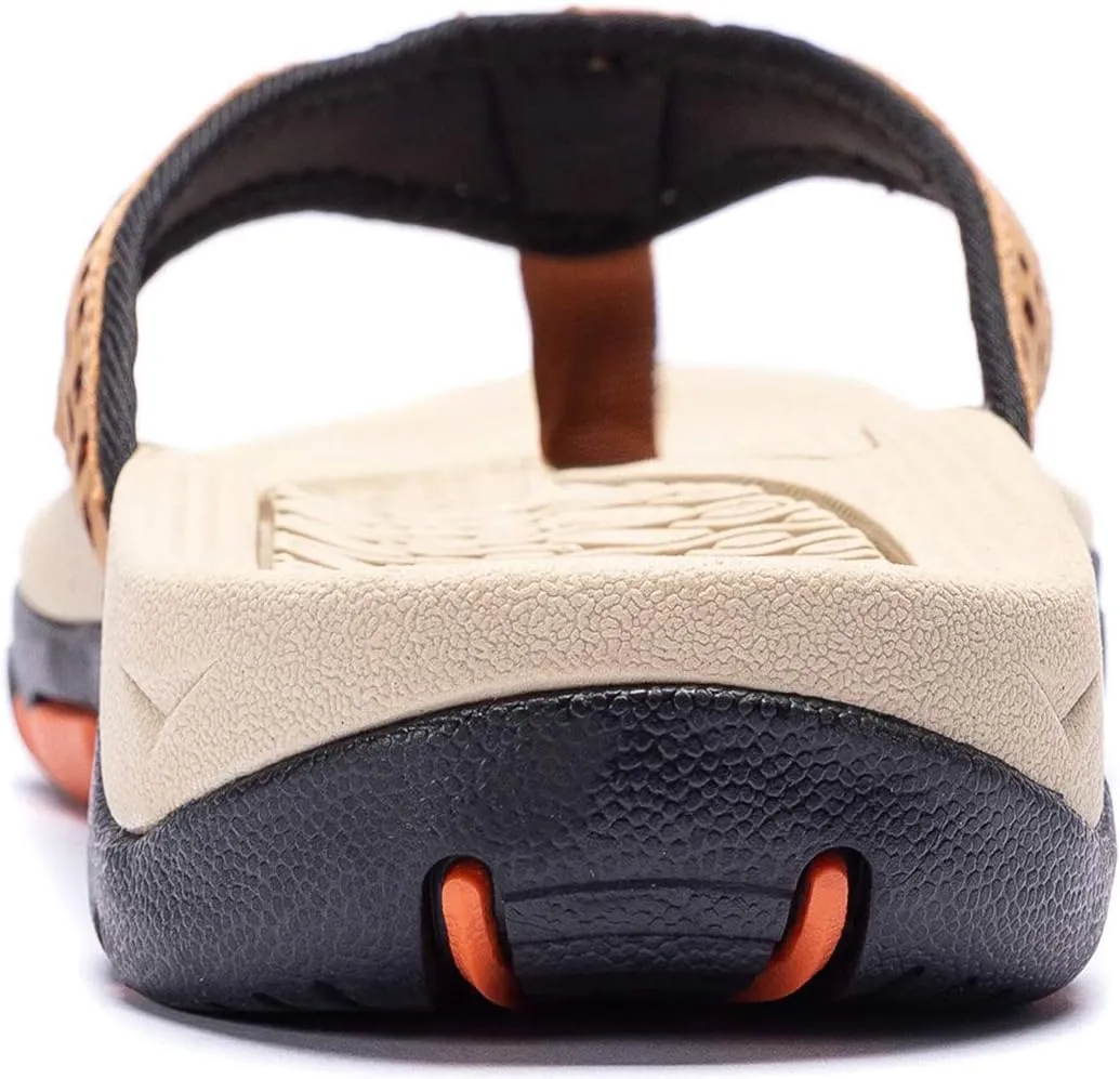 GUBARUN Mens Sport Flip Flops Comfort Casual Thong Sandals Outdoor