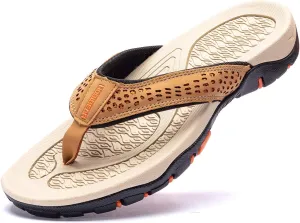 GUBARUN Mens Sport Flip Flops Comfort Casual Thong Sandals Outdoor