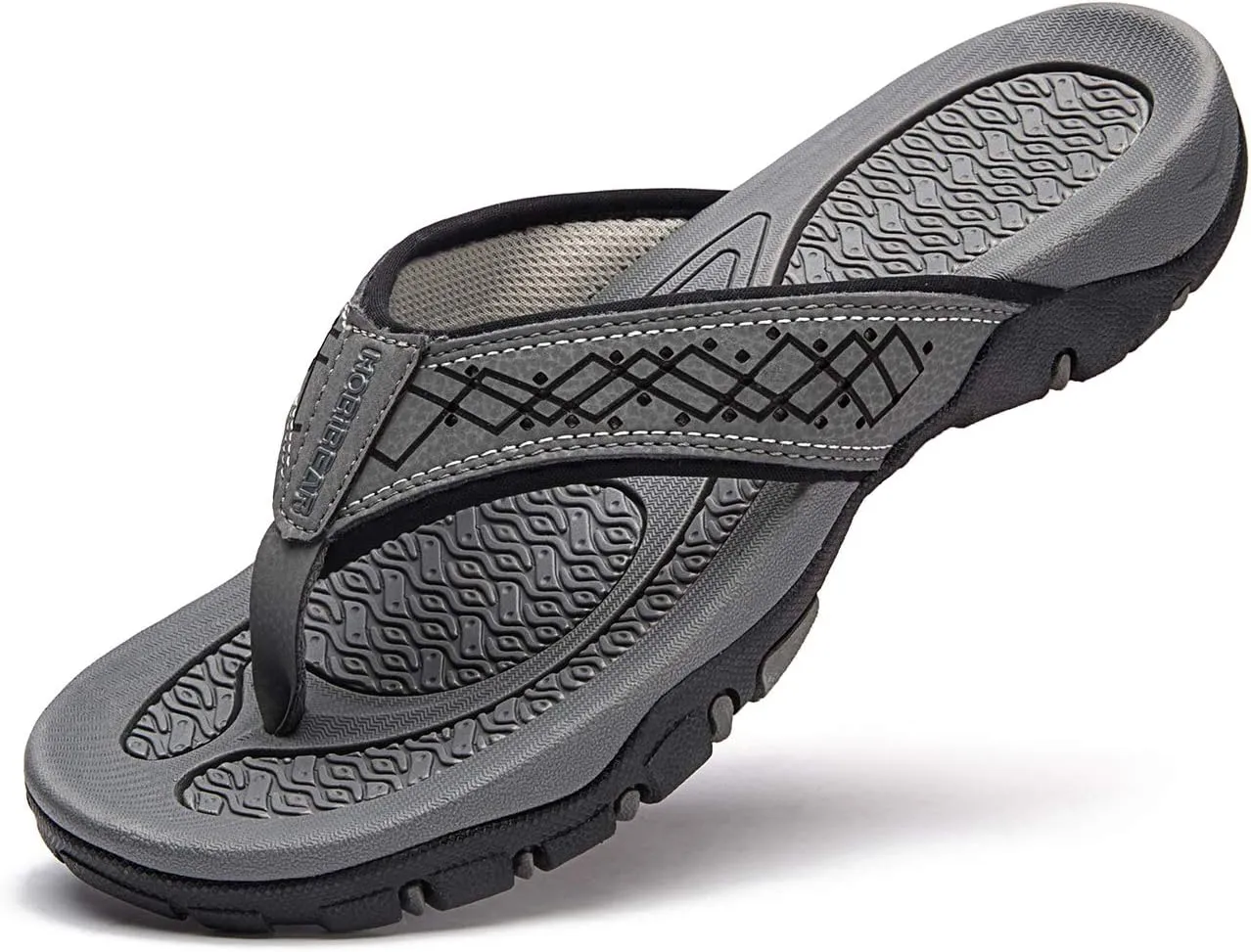 GUBARUN Mens Sport Flip Flops Comfort Casual Thong Sandals Outdoor