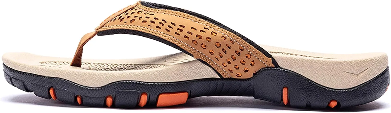 GUBARUN Mens Sport Flip Flops Comfort Casual Thong Sandals Outdoor