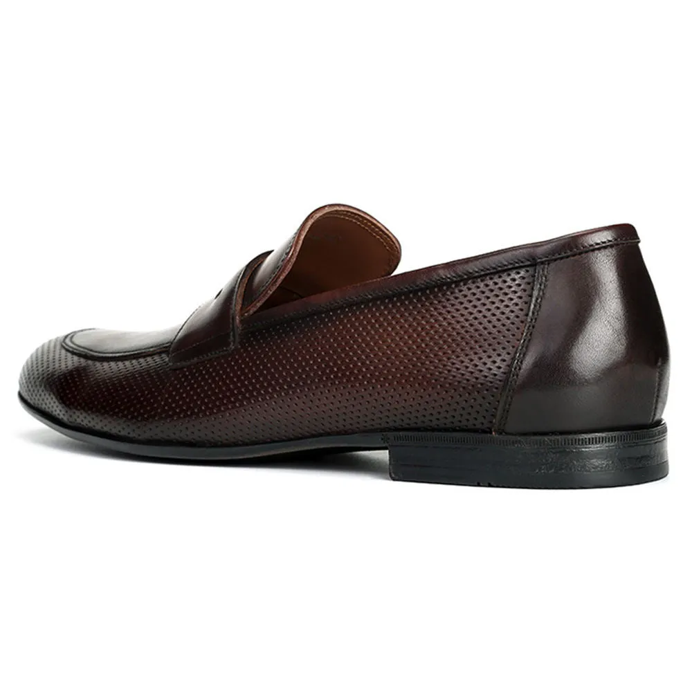 Handmade Full Grain Leather Penny Loafer Shoes