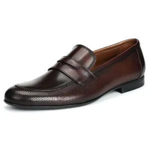 Handmade Full Grain Leather Penny Loafer Shoes