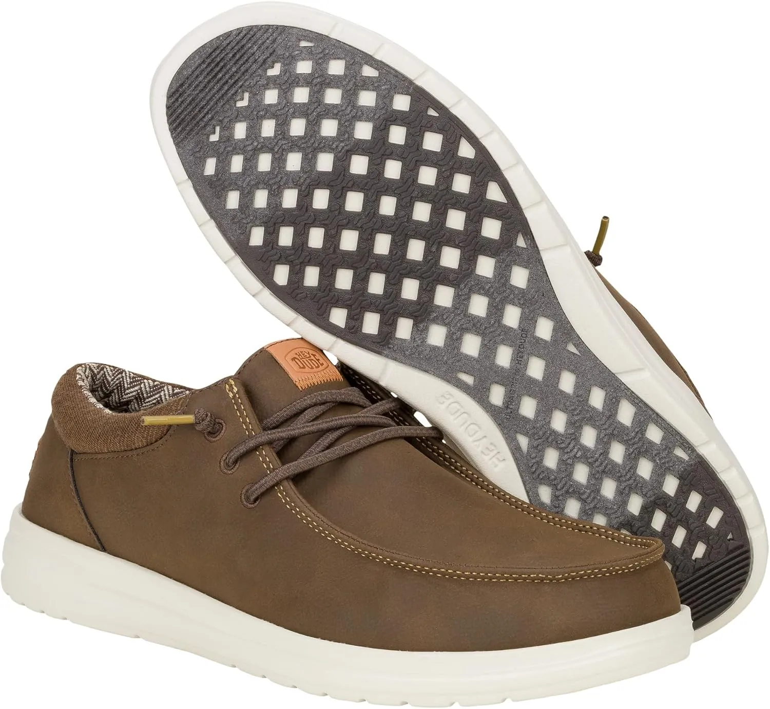 Hey Dude Men's Paul | Men’s Shoes | Men's Lace Up Loafers | Comfortable & Light-Weight