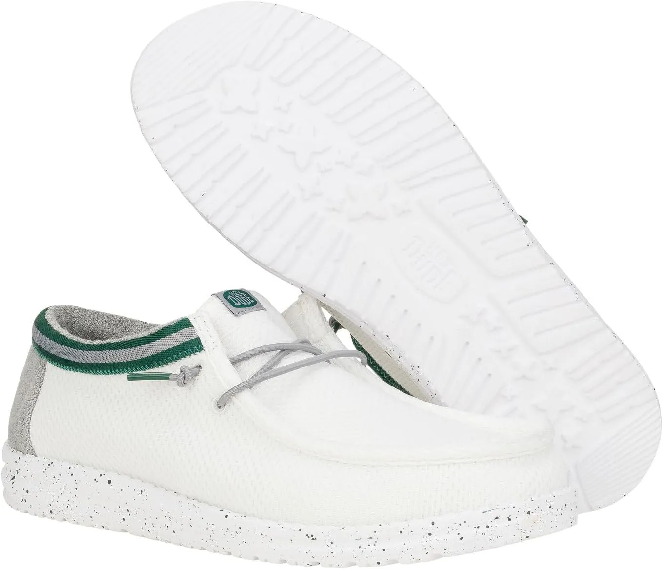 Hey Dude Men's Wally Varsity Jersey, Men’s Shoes, Men's Slip-on Loafers, Comfortable & Light-Weight