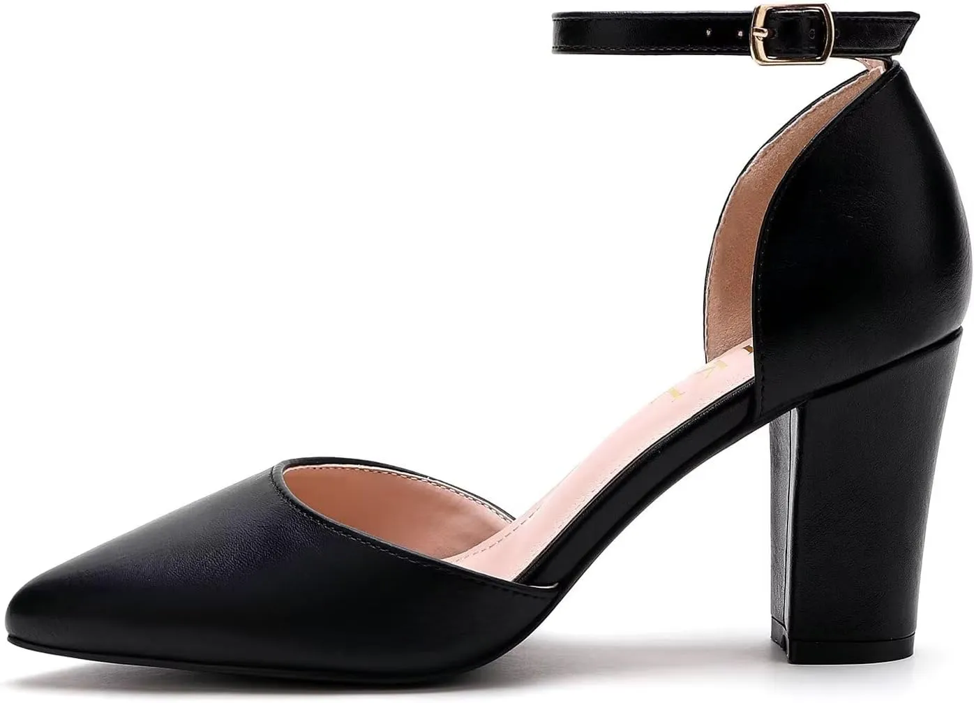 HKL Women's Closed Toe Pointed Heels Pumps