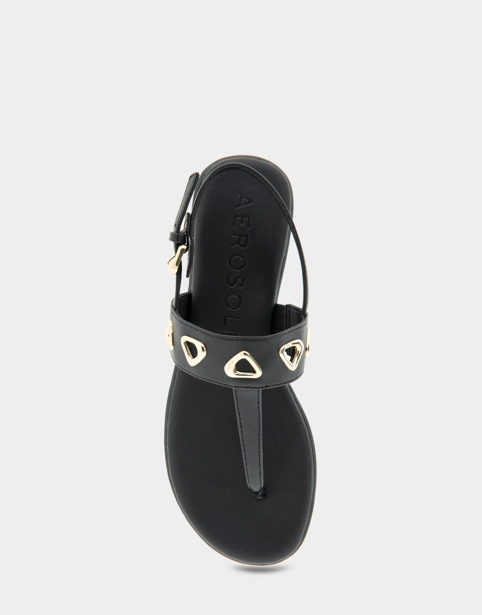 Iago Black Faux Leather