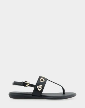 Iago Black Faux Leather