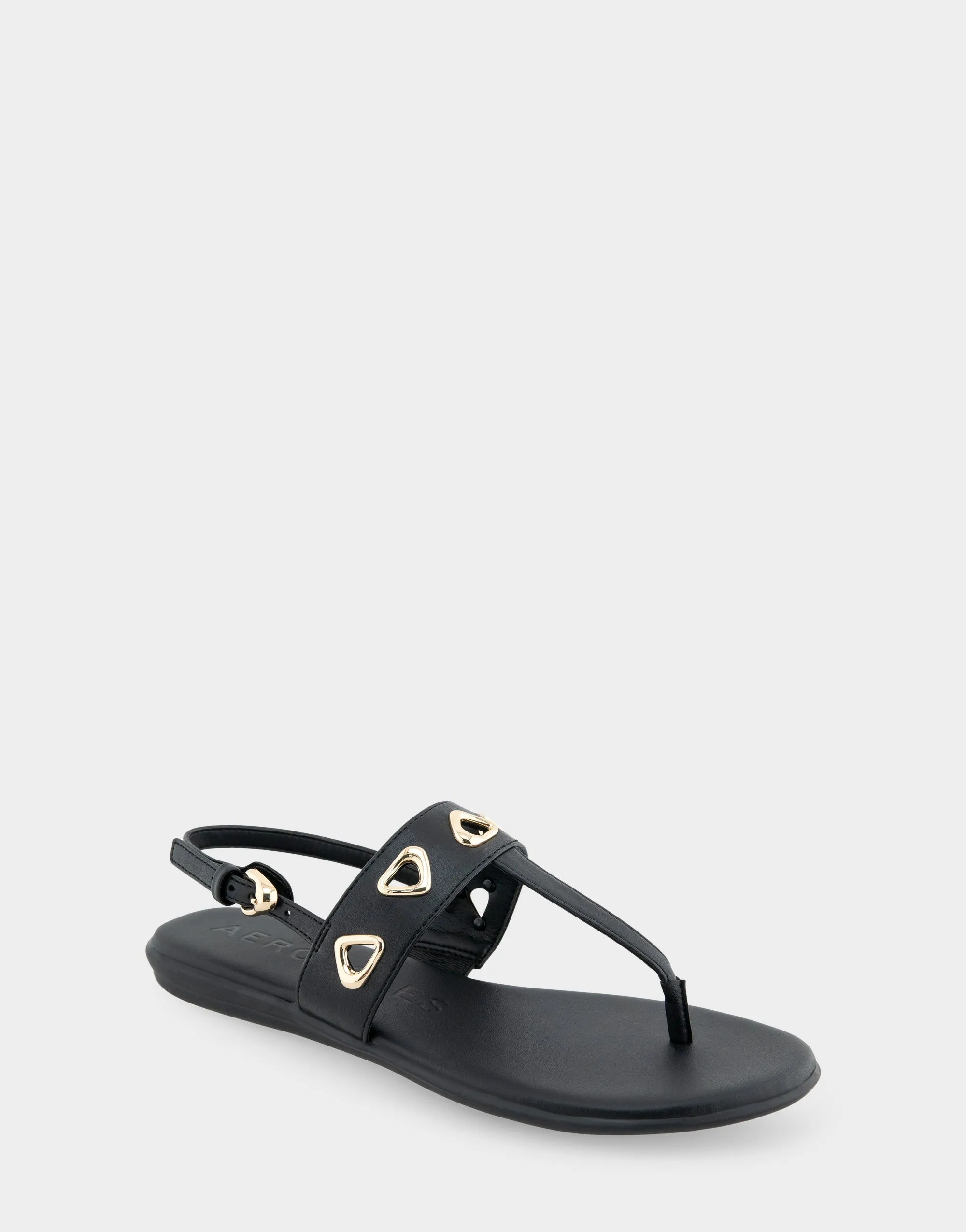 Iago Black Faux Leather