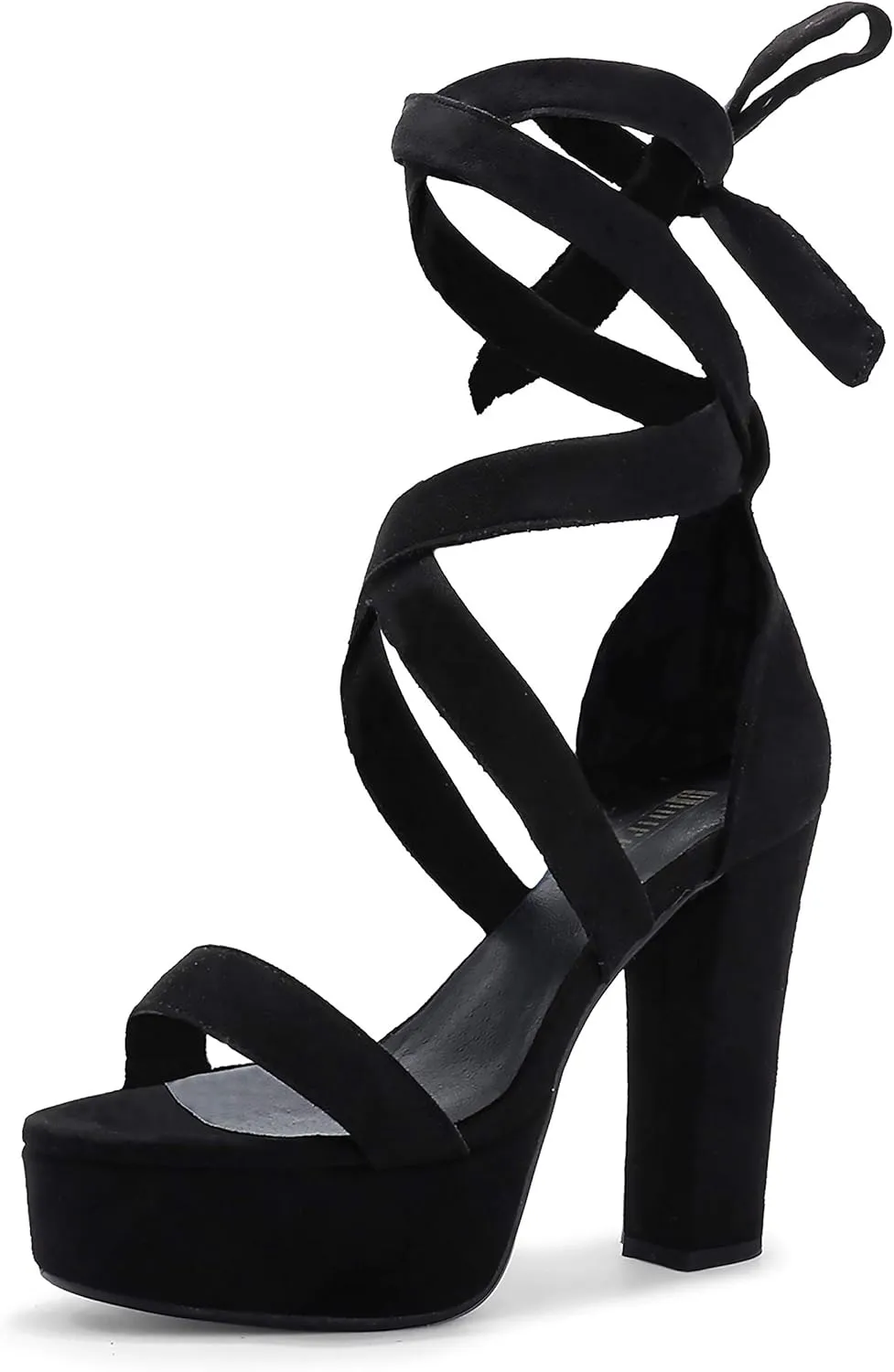 IDIFU Women's Ankle-Strap Heeled Sandal