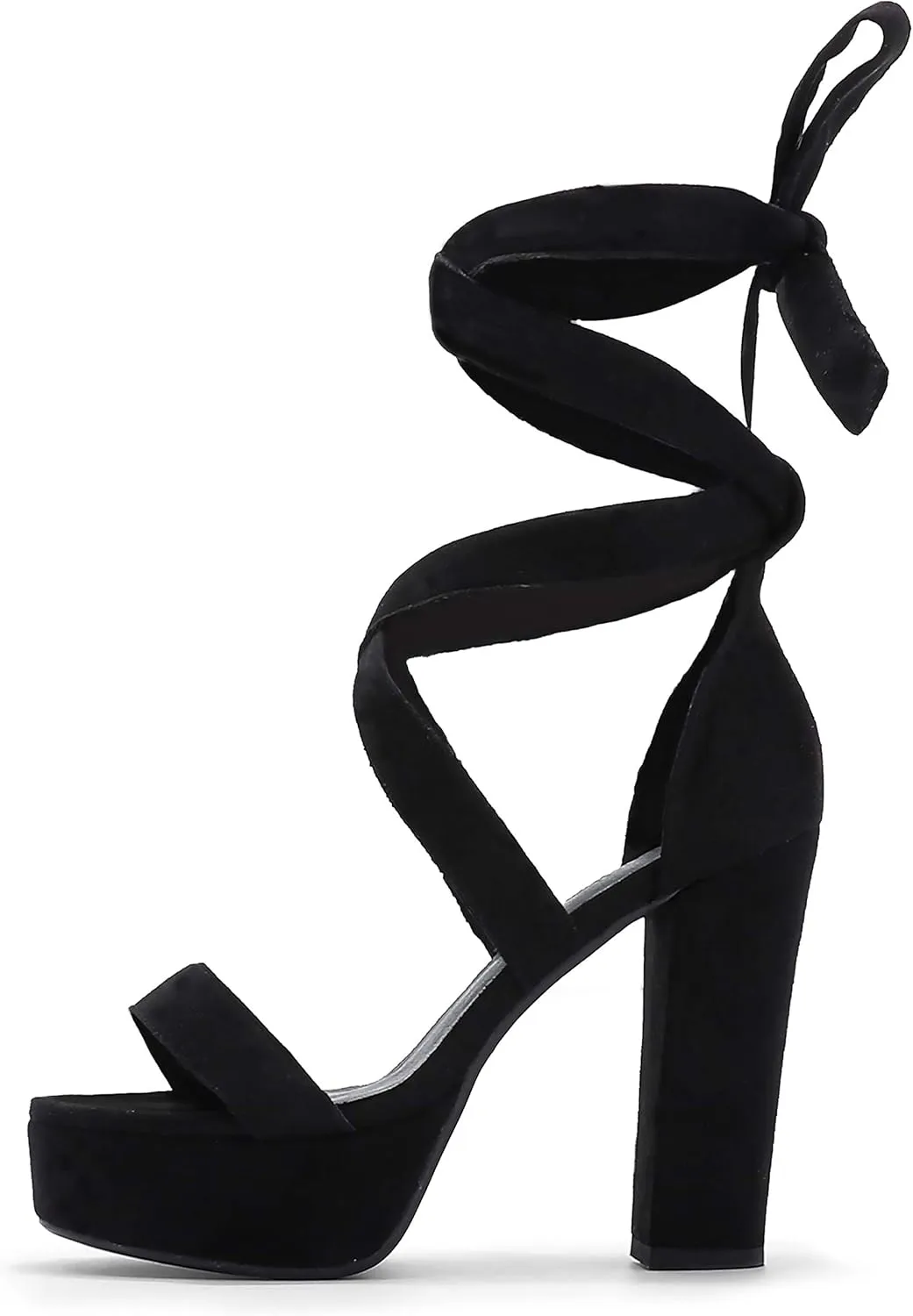 IDIFU Women's Ankle-Strap Heeled Sandal