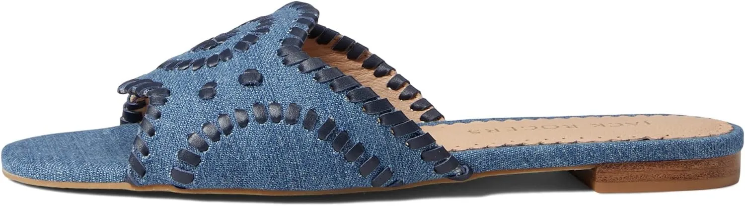 Jack Rogers womens Thompson Slide Denim