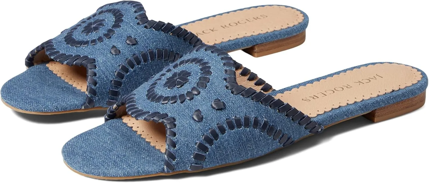 Jack Rogers womens Thompson Slide Denim